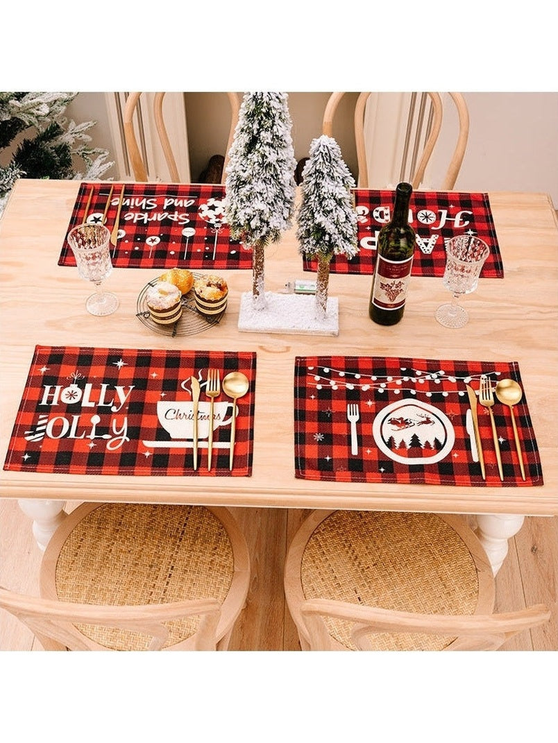 Assorted 2-Piece Plaid Placemats NicholesGifts