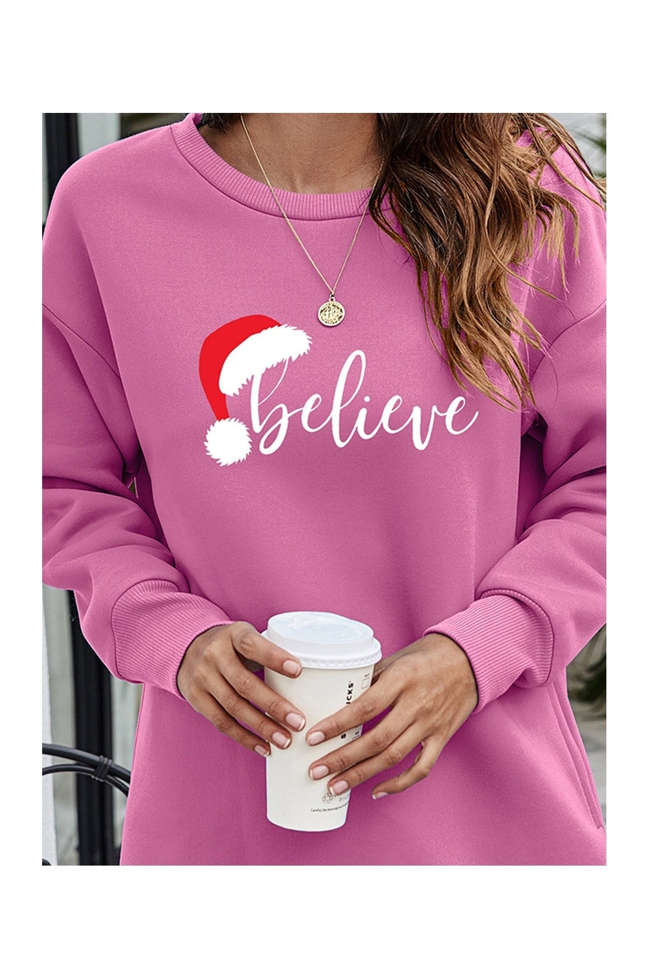 BELIEVE Graphic Tunic Sweatshirt NicholesGifts
