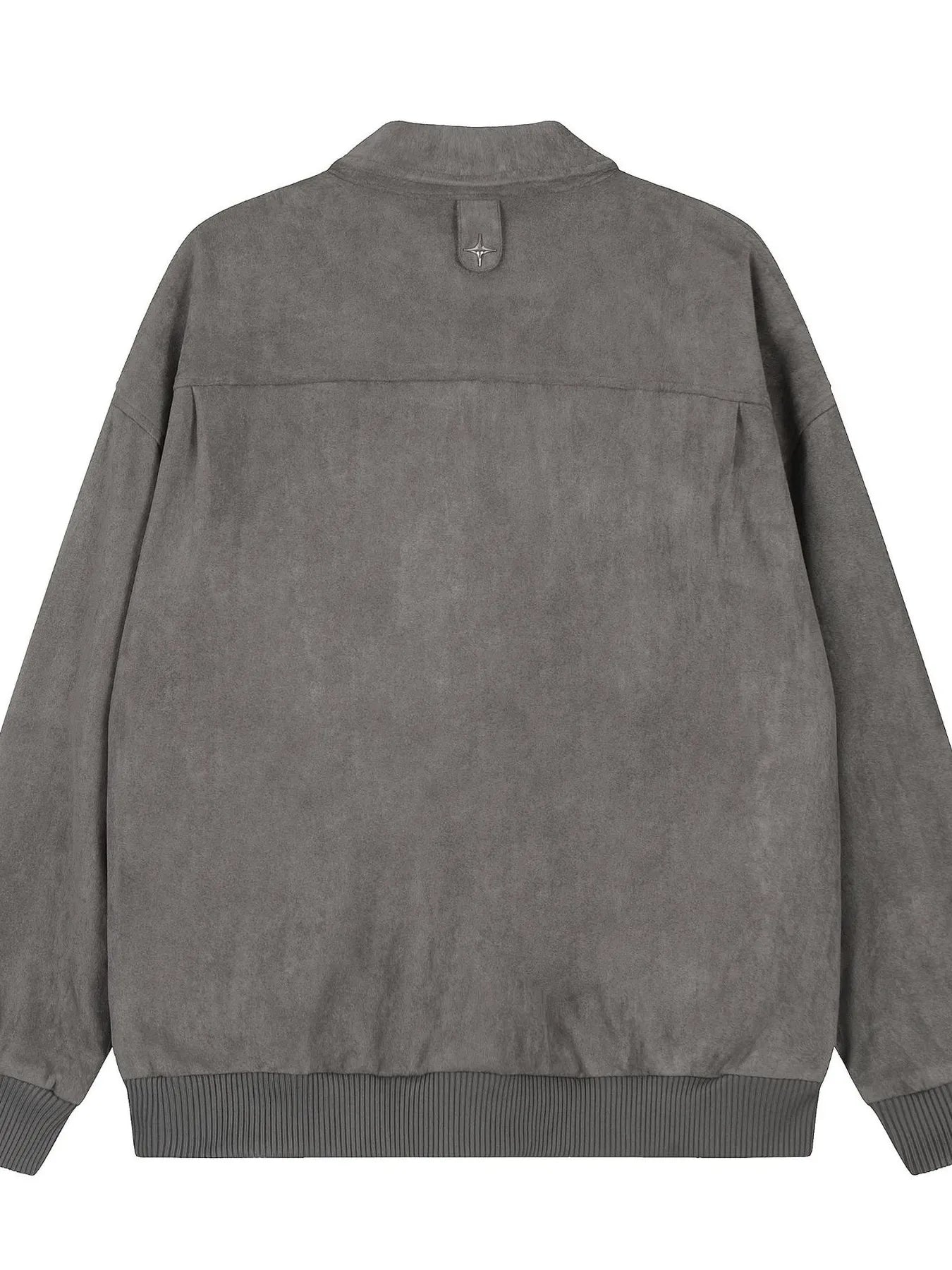Men's Collared Neck Long Sleeve Jacket Trendsi
