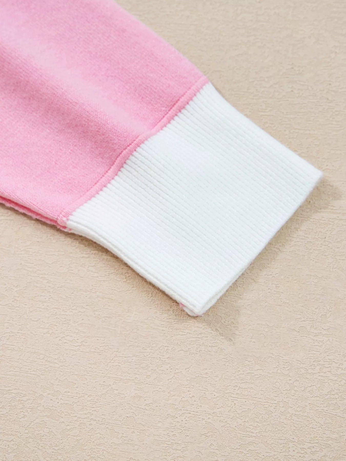 Contrasting Polo Collar Color Block Knit Drop Shoulder Sweater Trendsi