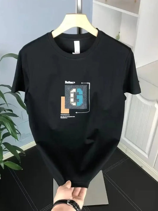 Men's Full Size Round Neck Short Sleeve T-Shirt Plus Size NicholesGifts