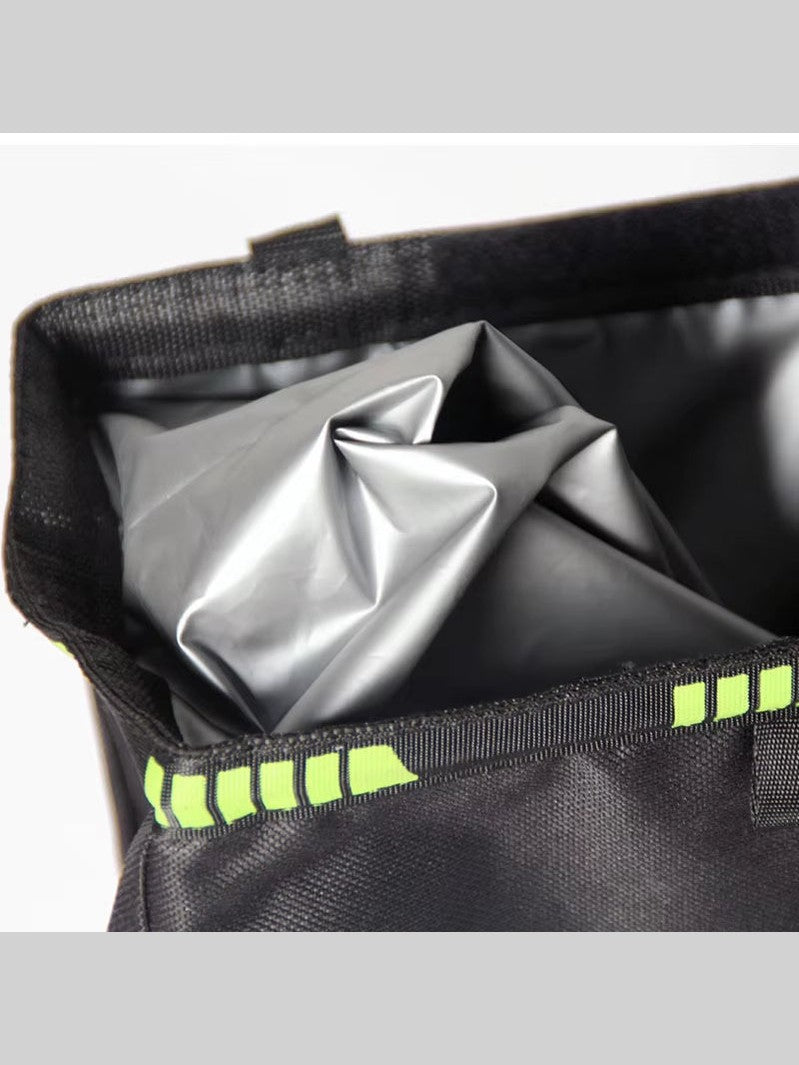 Effortlessly Keep Your Car Clean with Our Waterproof Multifunctional Hangable Trash Bag - Perfect for Seat Back Storage!