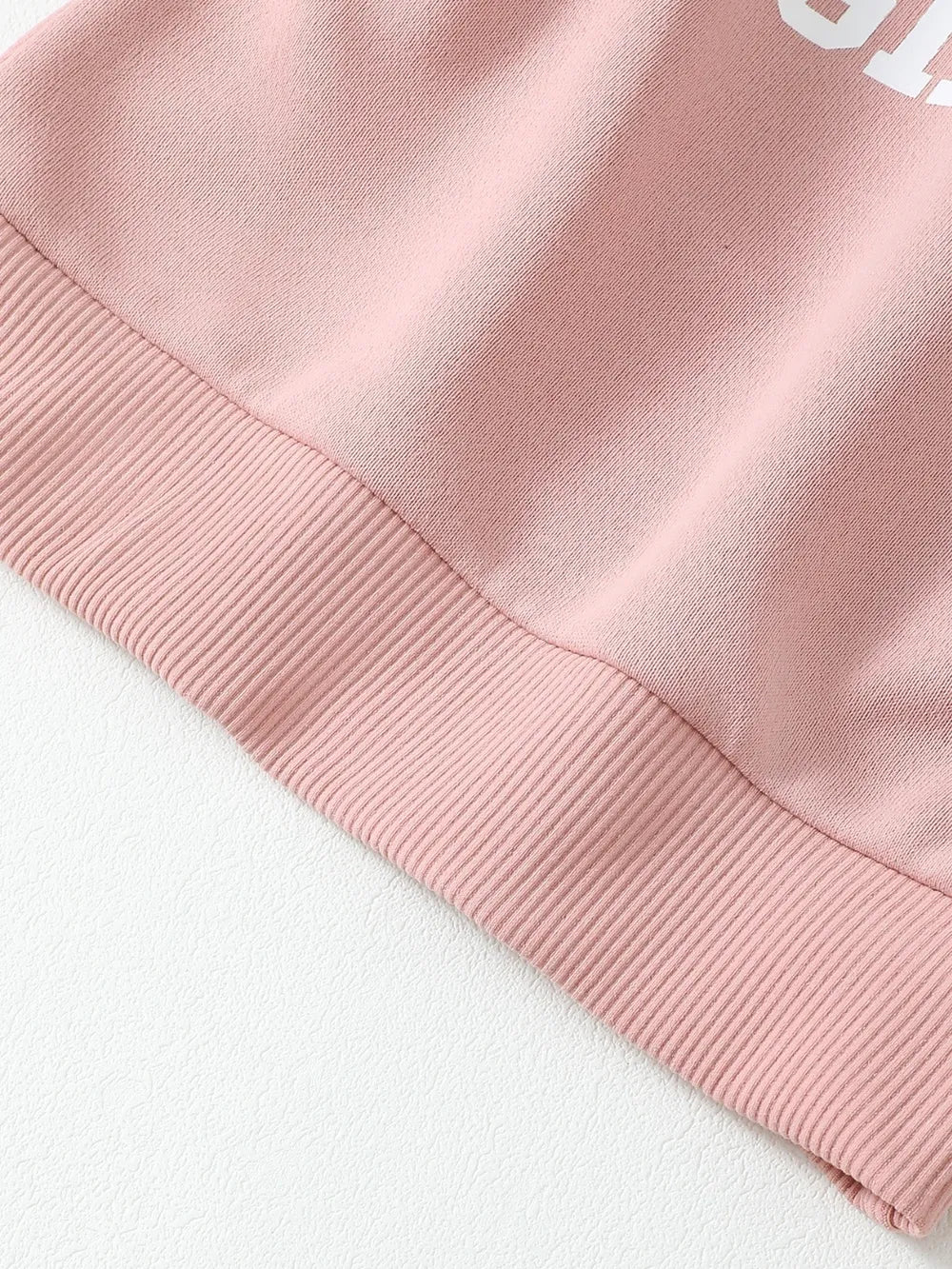 Baby and Toddler Girls Letter Graphic Sweatshirt and Pants Set nicholesgifts