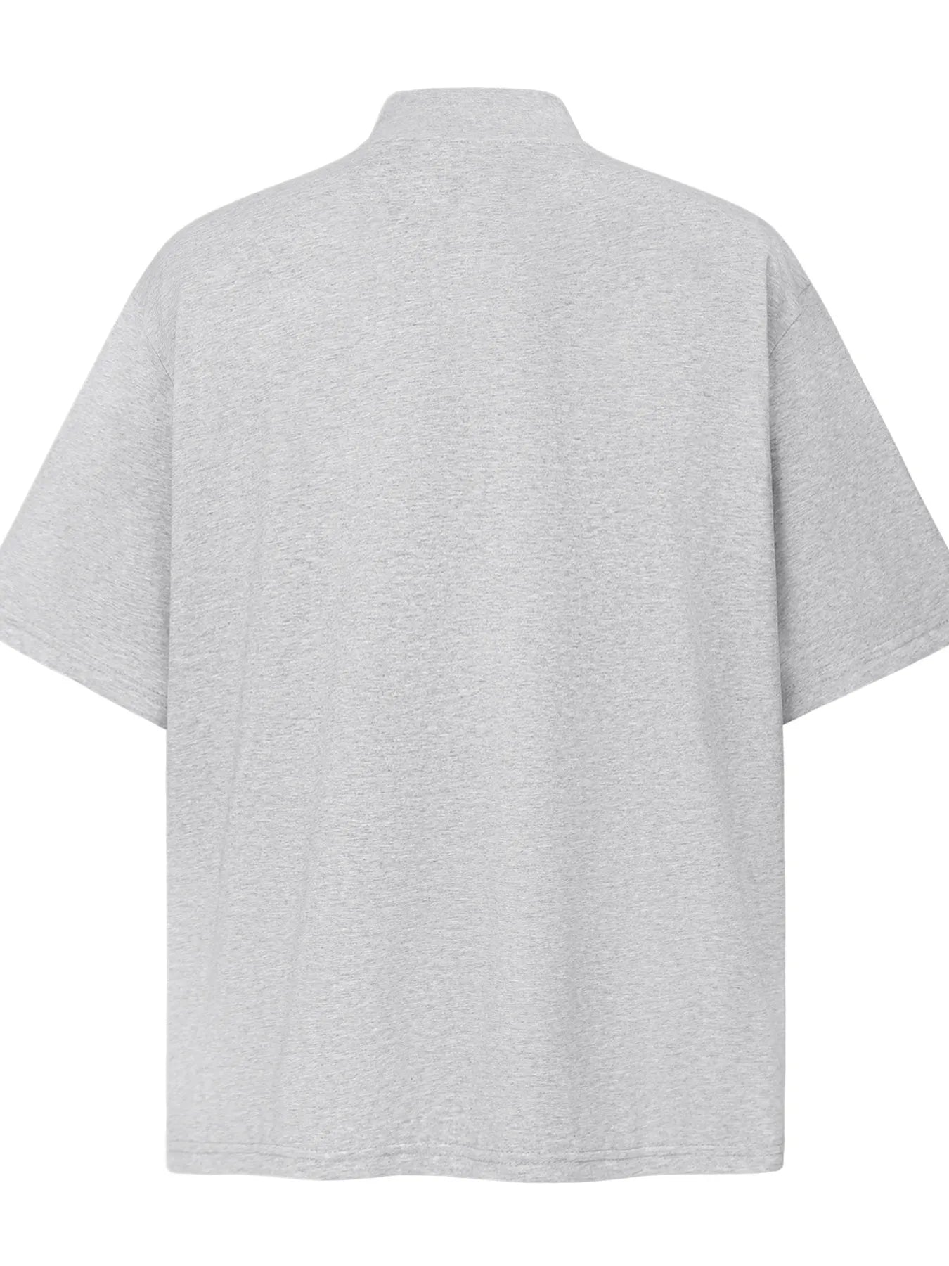 Men's Half-Zip Mock Neck Short Sleeve T-Shirt NicholesGifts