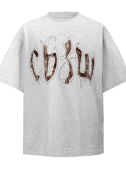 Men's Oversized Round Neck Short Sleeve T-Shirt Trendsi