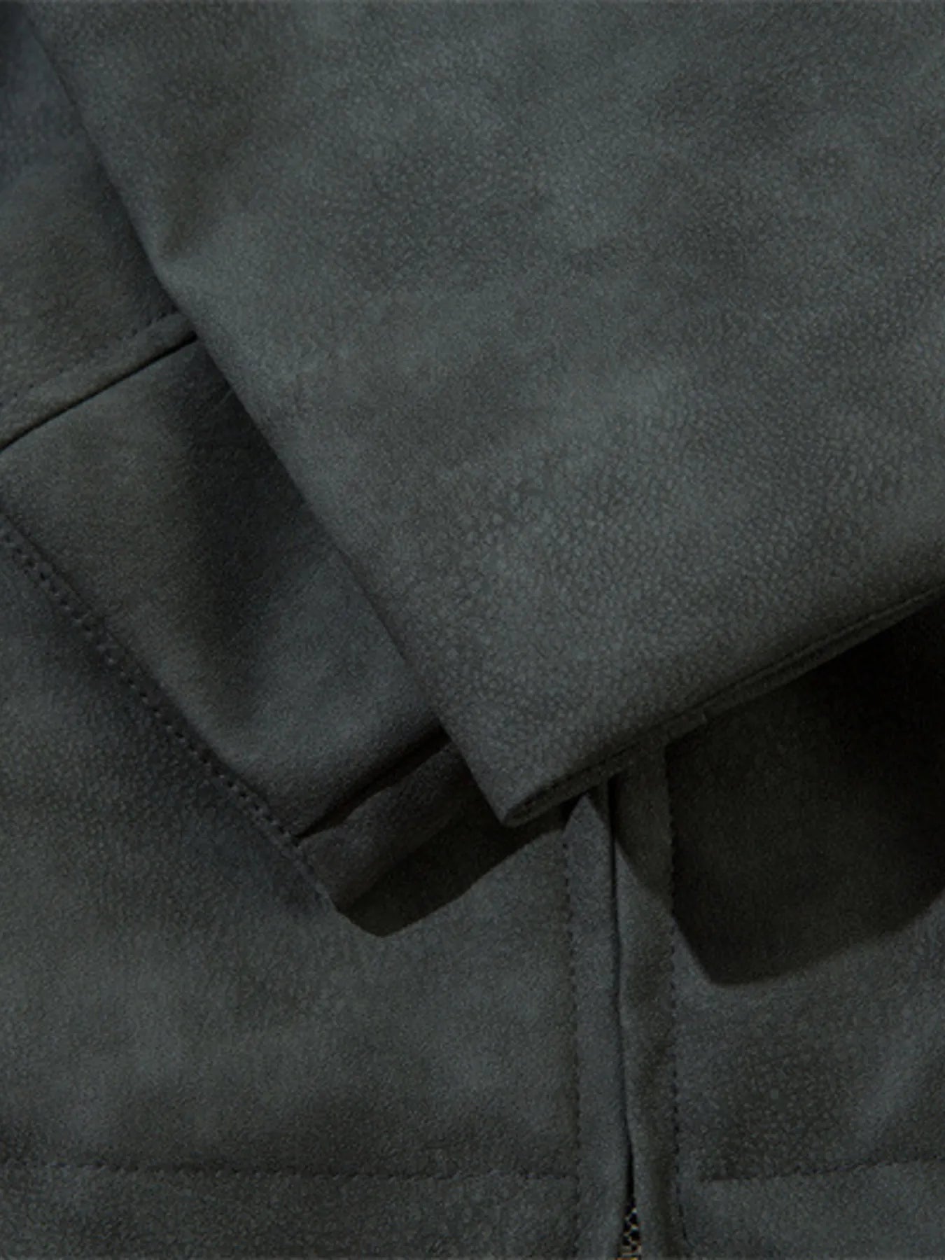 Men's Long Sleeve Zip-Up Jacket Trendsi