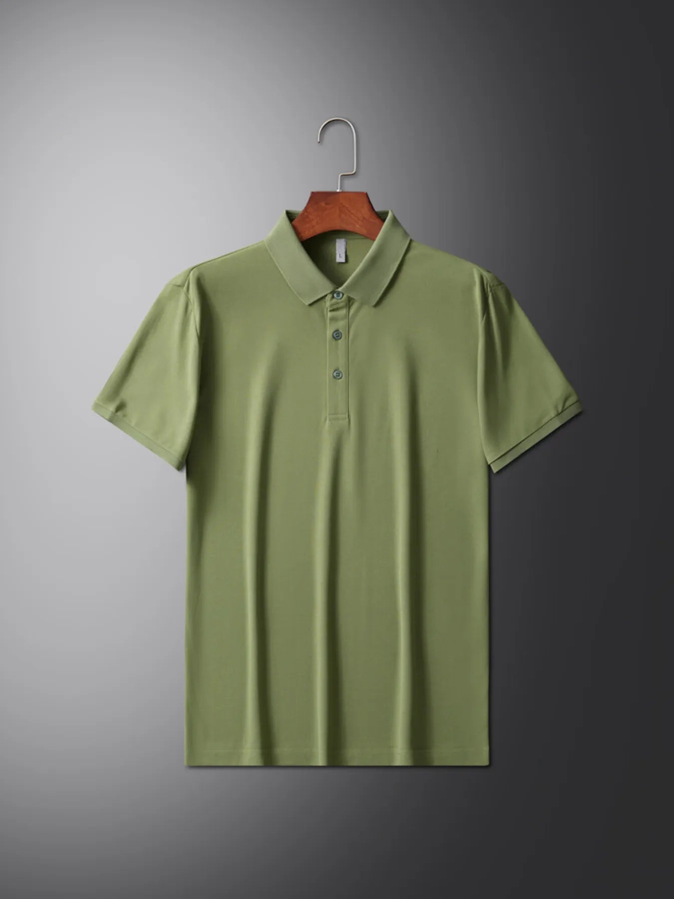 Men's Plus Size Slim Fit Short Sleeve Polo Shirt