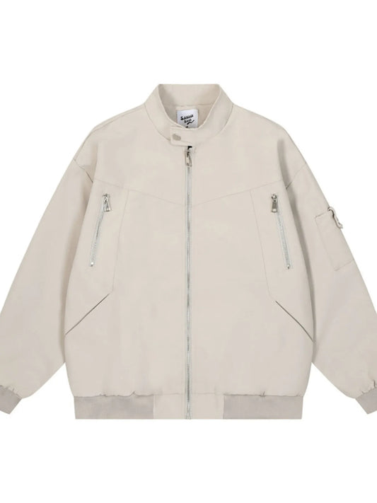 Men's Zip Up Long Sleeve Jacket Trendsi