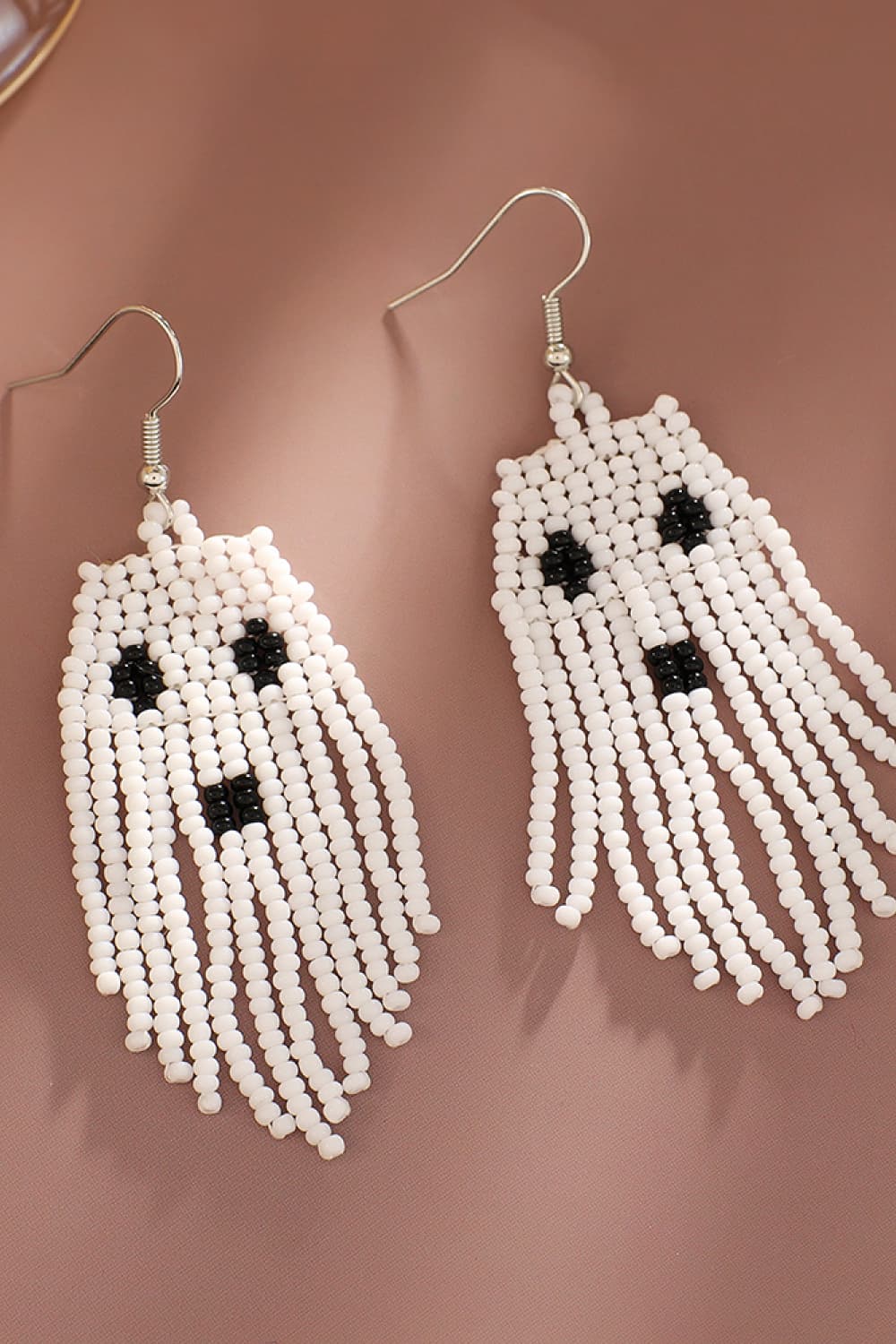 Women Beaded Dangle Halloween Earrings NicholesGifts