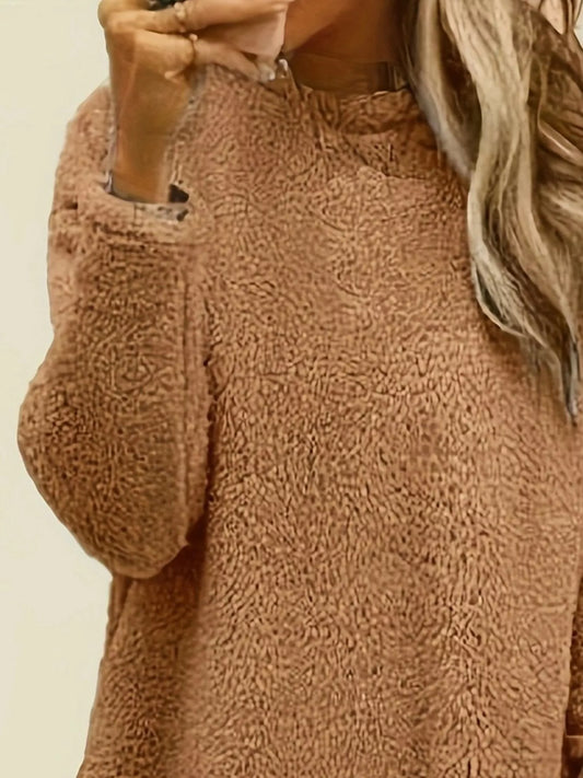 Fleece Long Sleeve Sweatshirt nicholesgifts