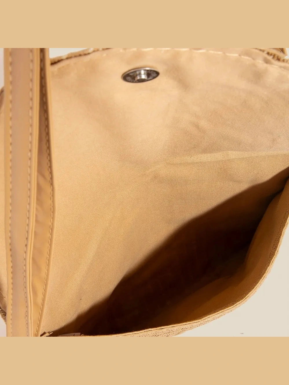 Fame Tight Woven Envelope Clutch Bag