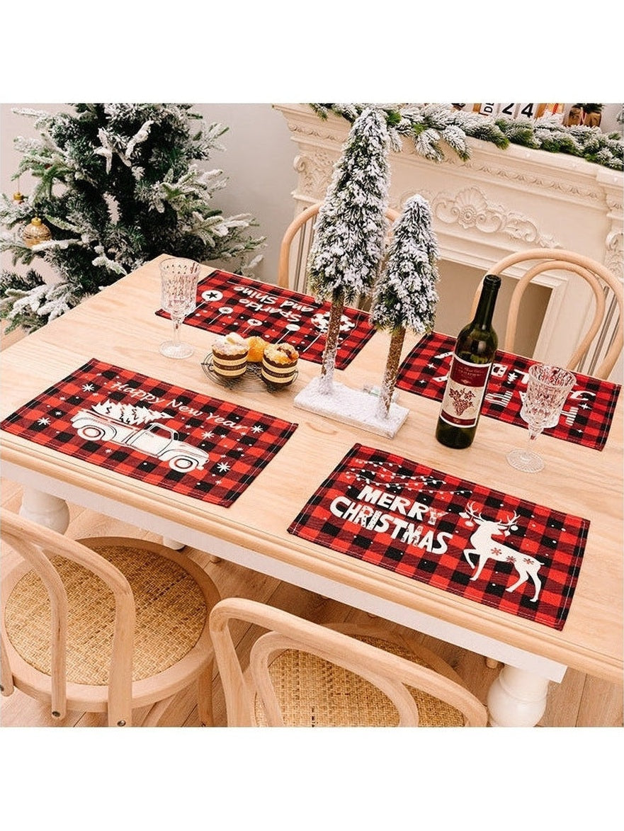 Assorted 2-Piece Plaid Placemats NicholesGifts