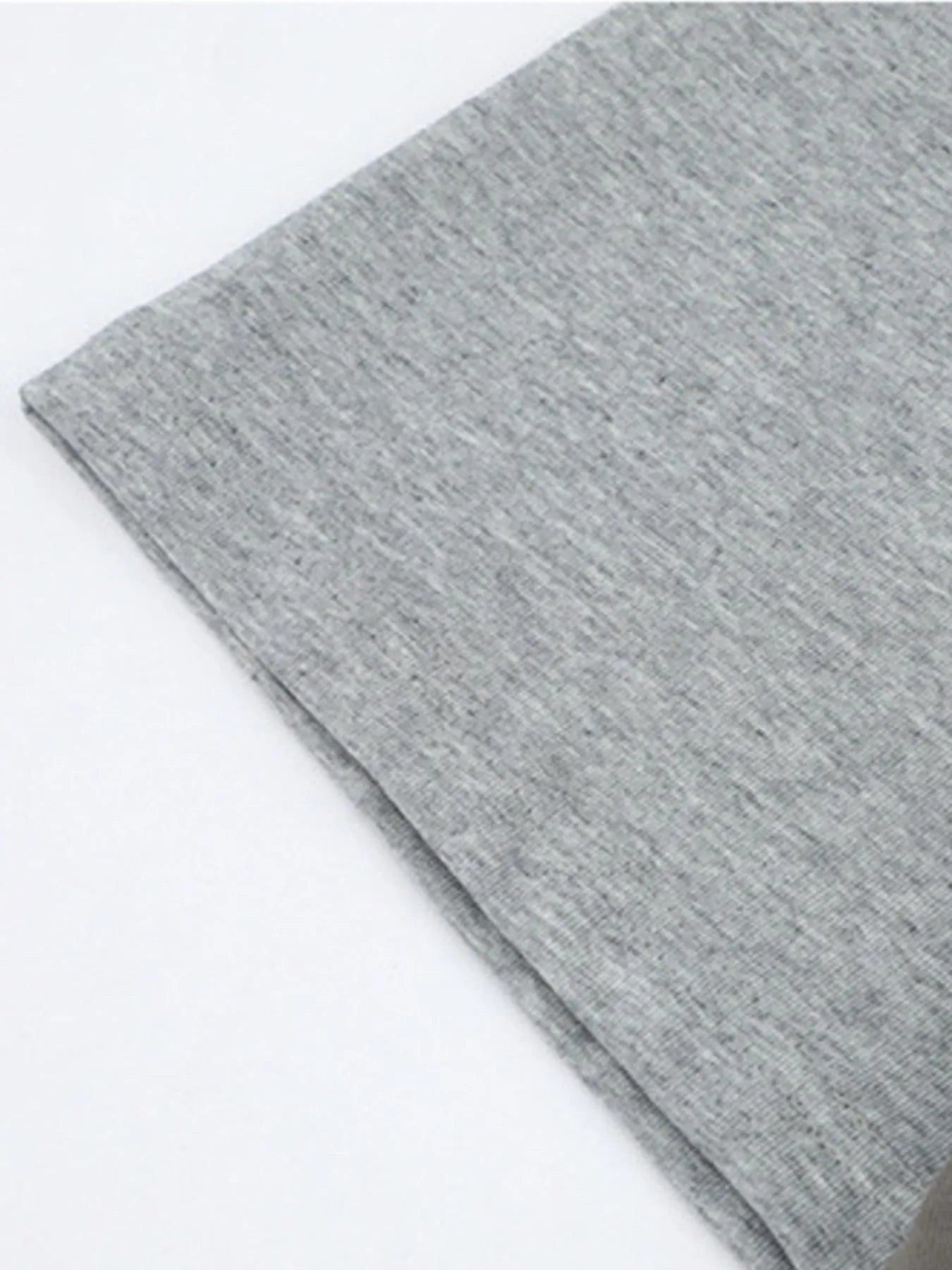 Men's Contrast Short Sleeve Oversized T-Shirt Trendsi