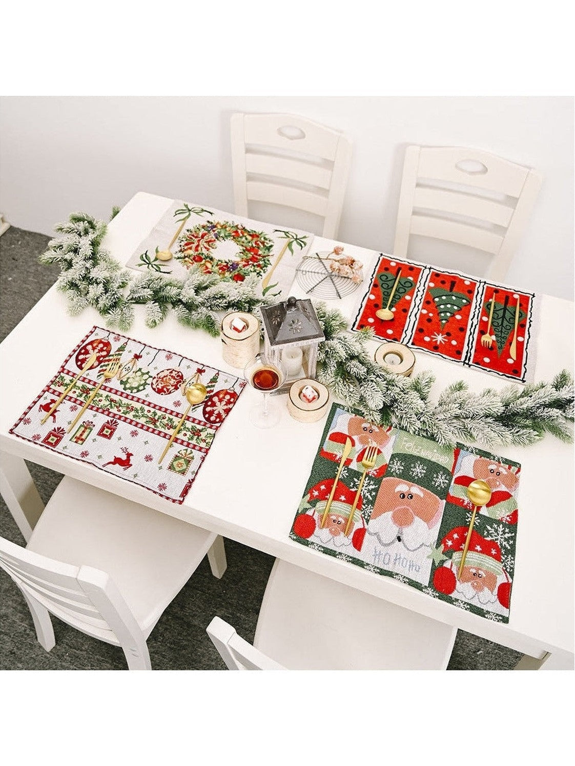 Assorted 2-Piece Christmas Placemats