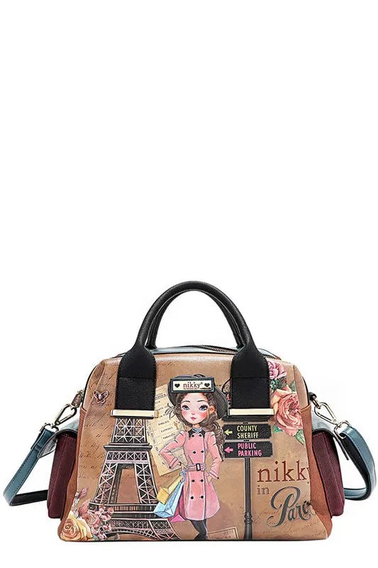 Nicole Lee USA Eco-Leather Boston Bag Trendsi