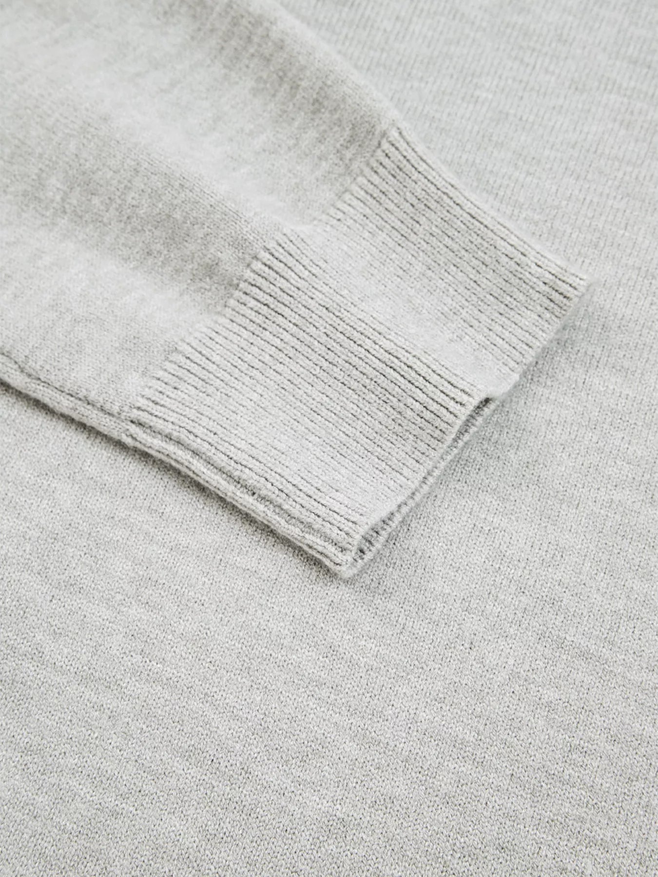 Button Keyhole Lace Patchwork Drop Shoulder Sweater