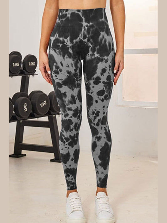 Women Tie-Dye High Waist Active Leggings NicholesGifts