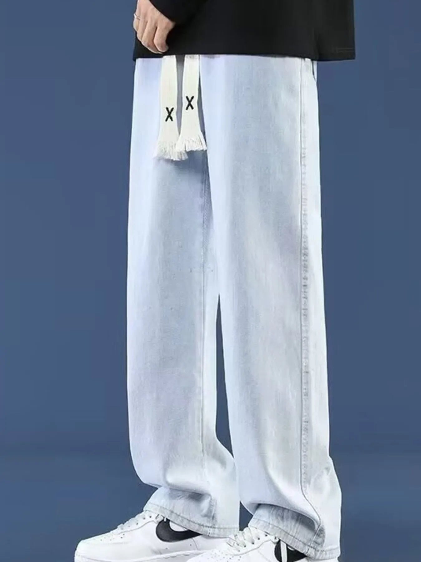 Men's Full Size Wide Leg Jeans Plus Size