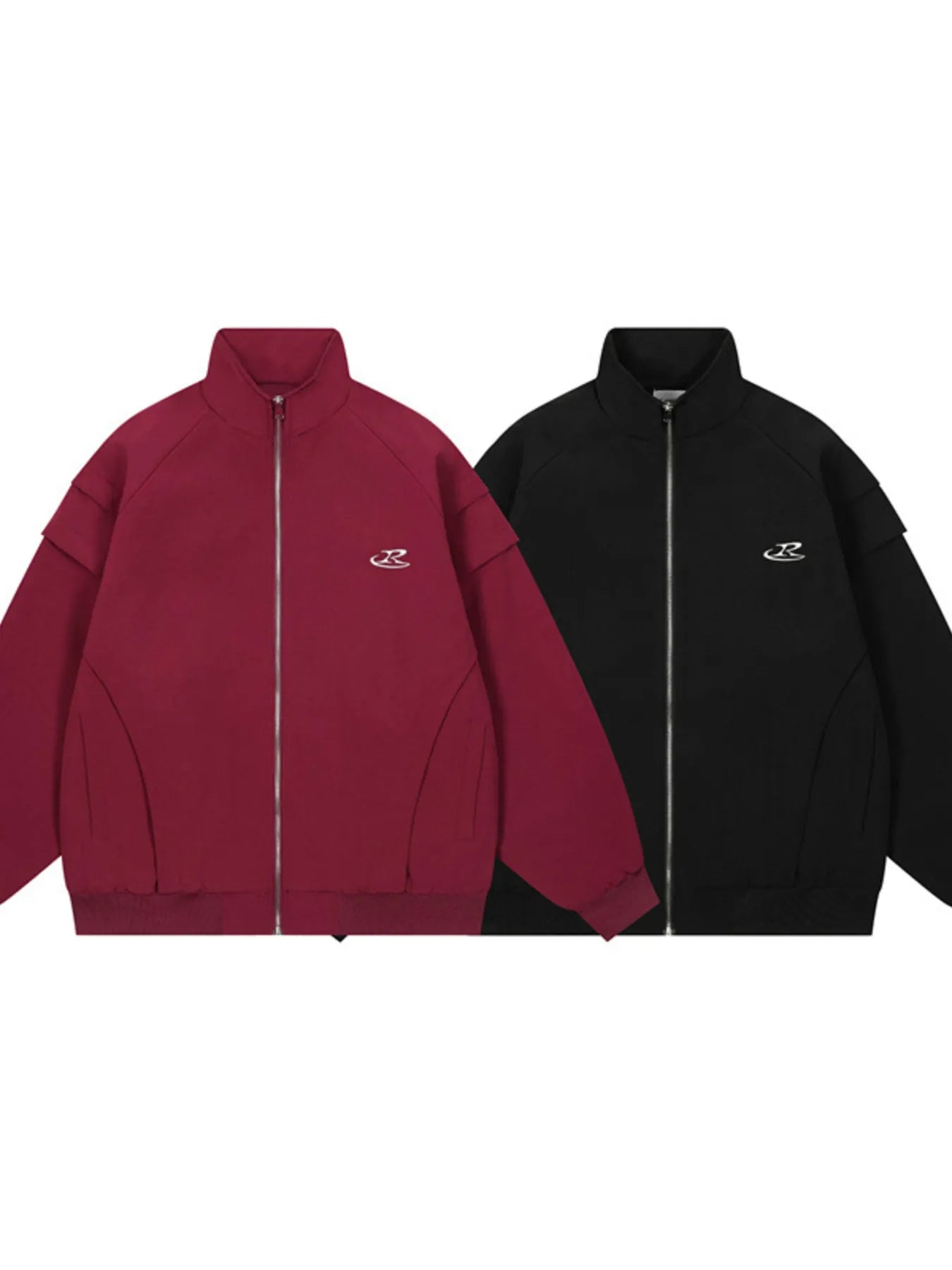 Men's Zip Up Long Sleeve Jacket Trendsi