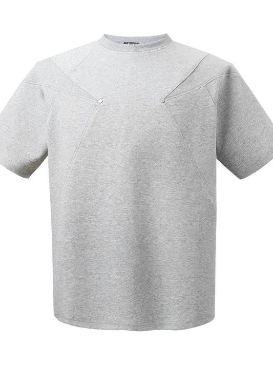 Men's Round Neck Short Sleeve T-Shirt Trendsi