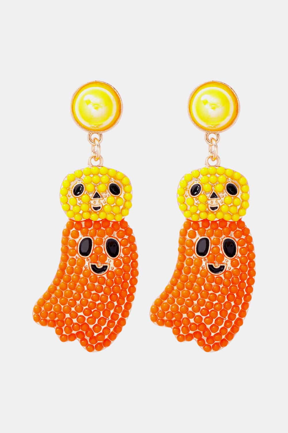 Women Halloween Ghost Shape Dangle Earrings NicholesGifts