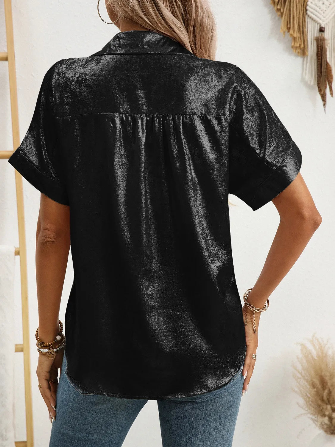 Button Up Short Sleeve Shirt