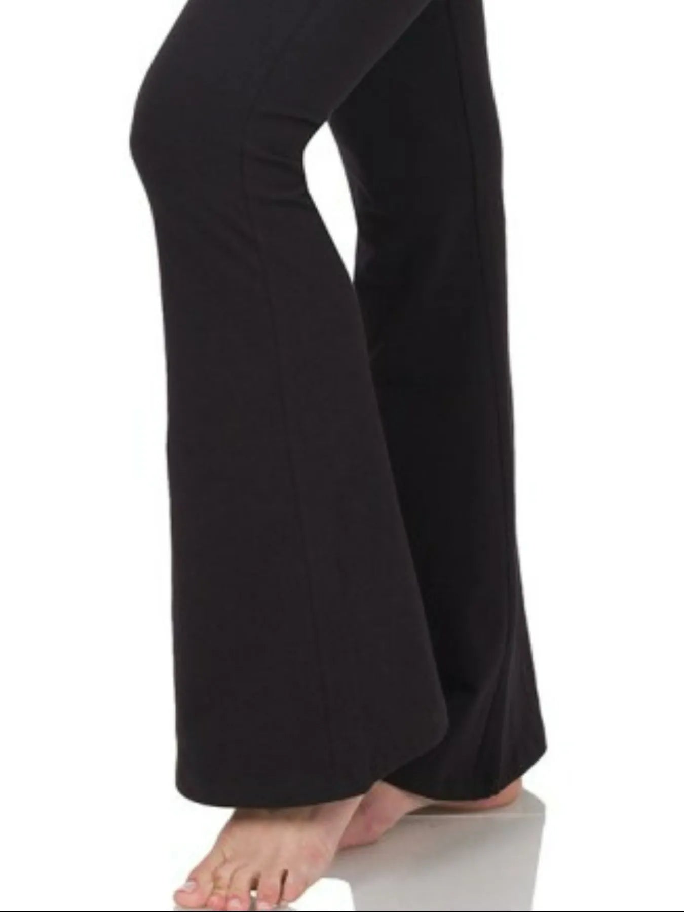 Zenana Wide Waistband Yoga Flare Pants Trendsi