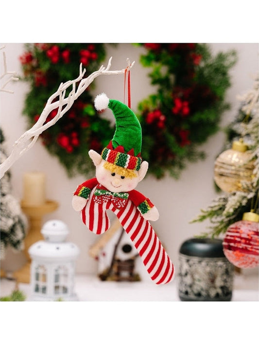 Christmas Candy Cane Hanging Ornament