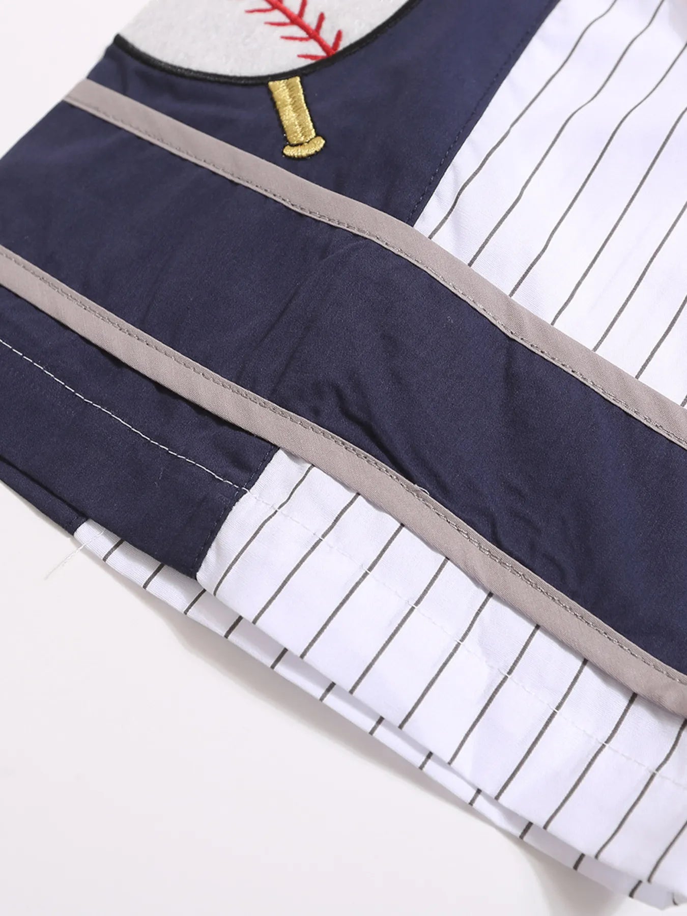 Men's Retro Baseball Style Short Sleeve Button-Up Shirt NicholesGifts