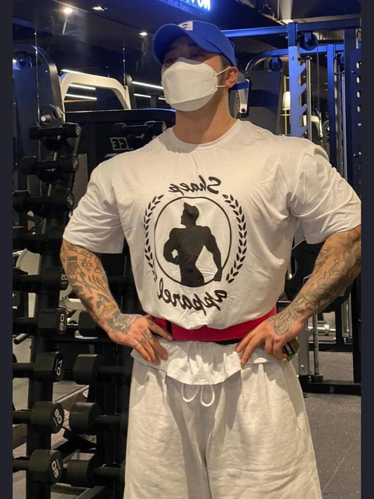 Men's Plus Size Round Neck Short Sleeve T-Shirt Trendsi