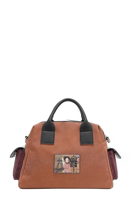 Nicole Lee USA Eco-Leather Boston Bag Trendsi