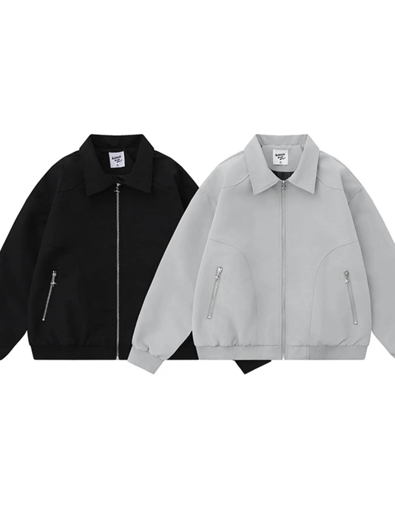 Men's Zip Up Long Sleeve Jacket Trendsi