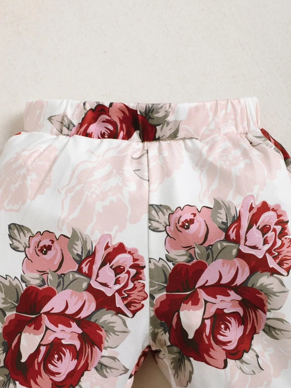 Children's Floral Top and Pants Set Trendsi