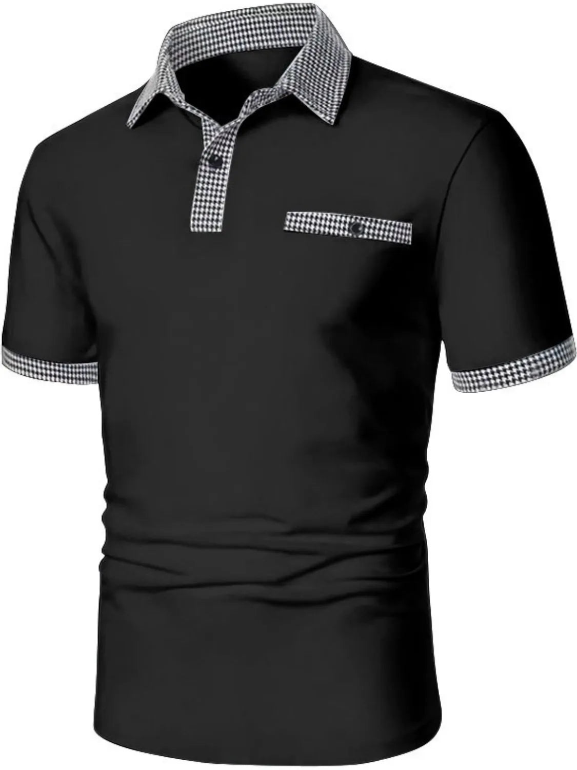 Men's Full Size Collared Neck Short Sleeve Polo Plus Size