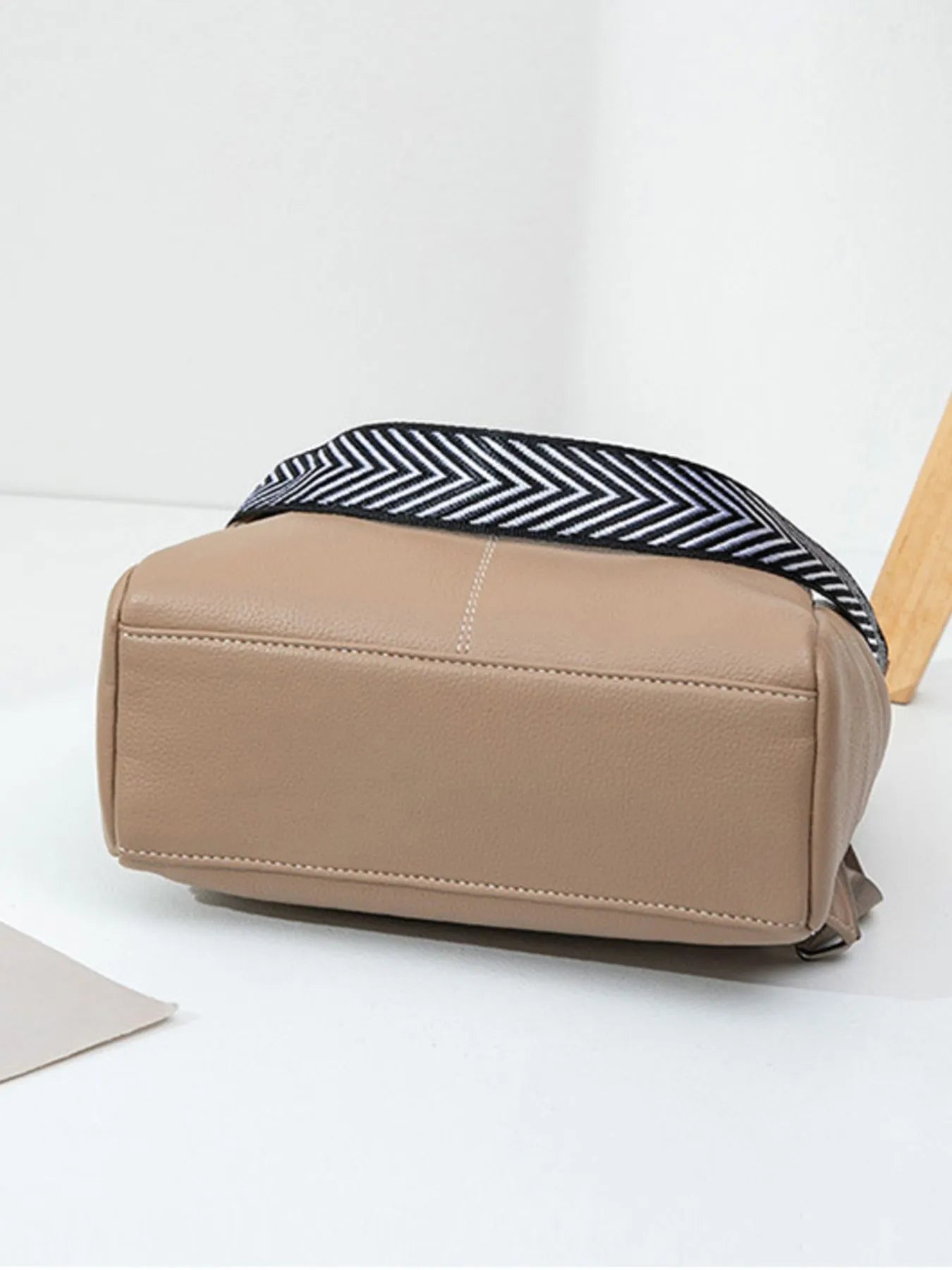 Leather Multi-Compartment Backpack Bag Trendsi