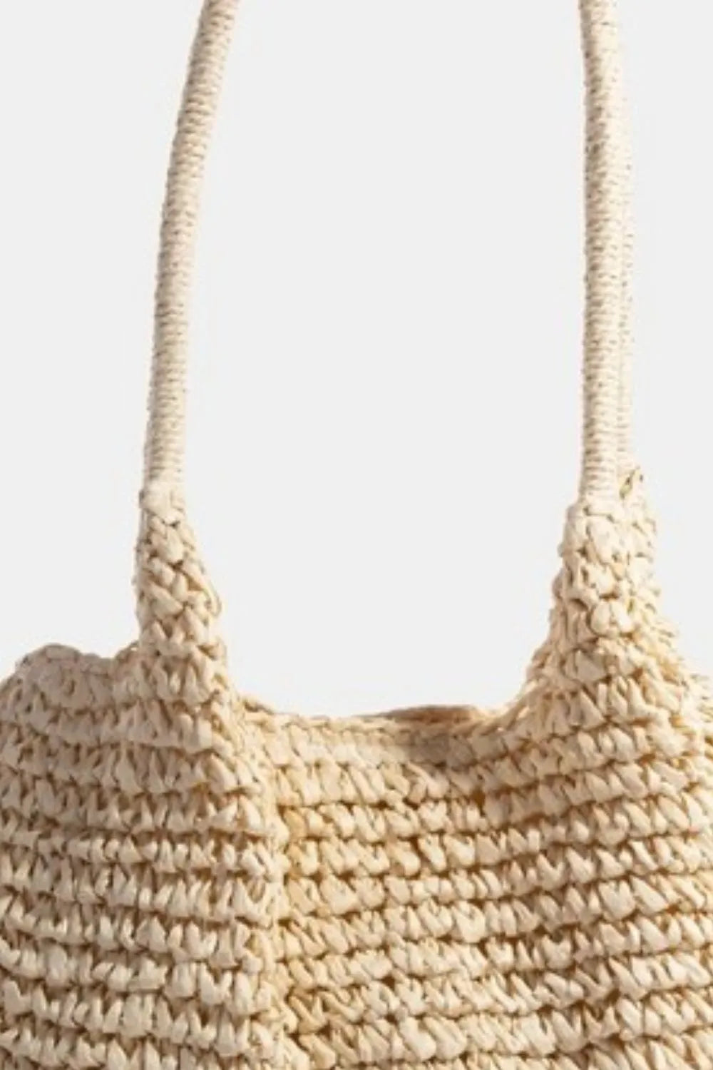 Fame Braided Long Handle Tote Bag Trendsi