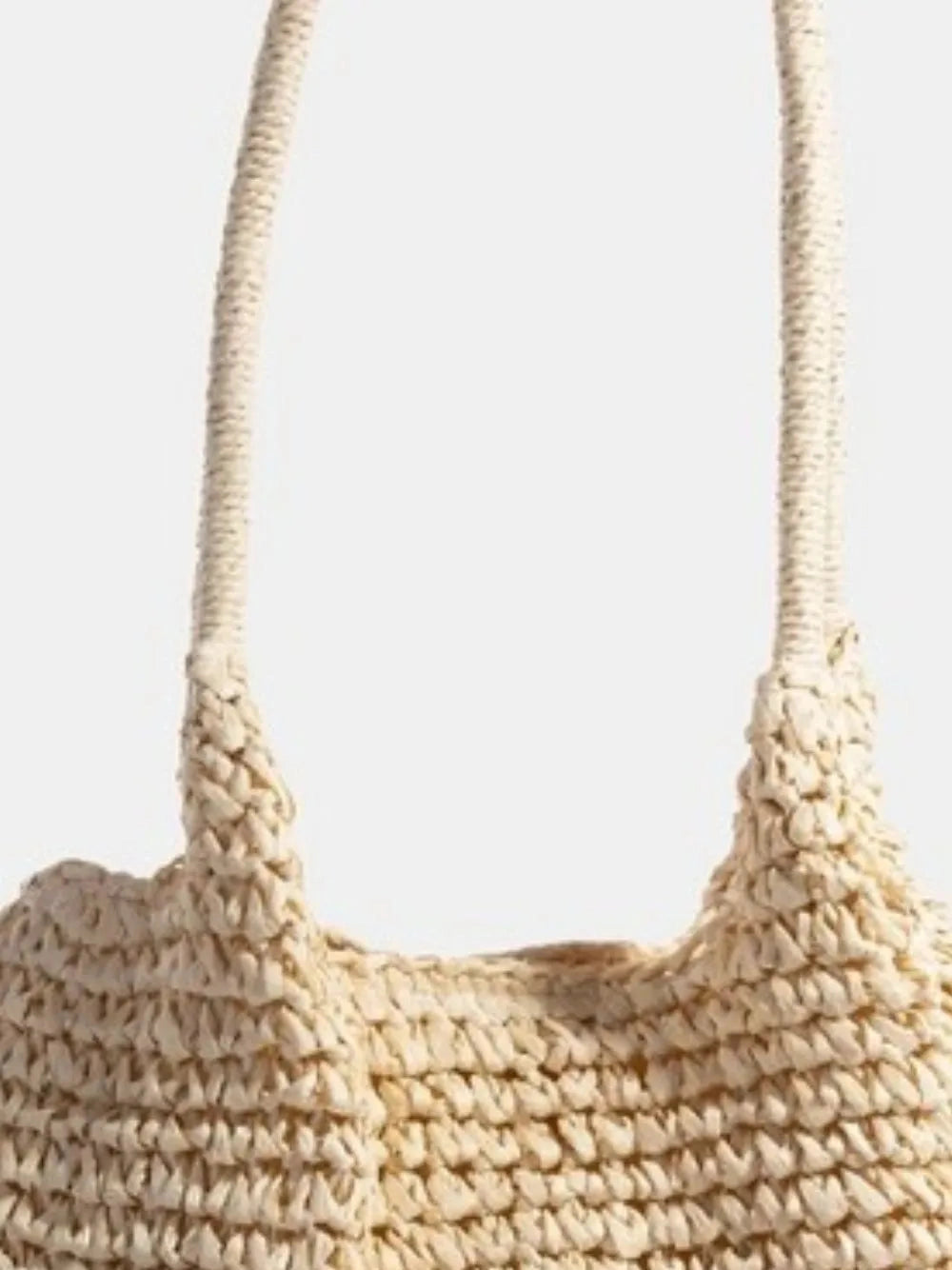 Fame Braided Long Handle Tote Bag