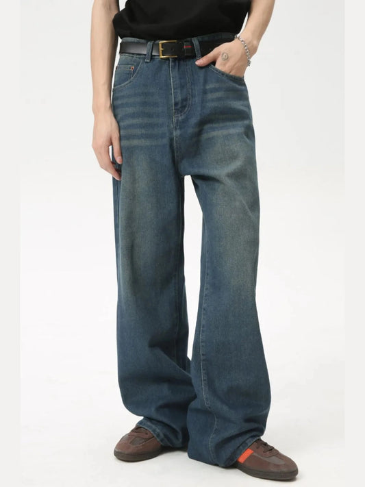 Men's Mid Rise Straight Leg Jeans Trendsi