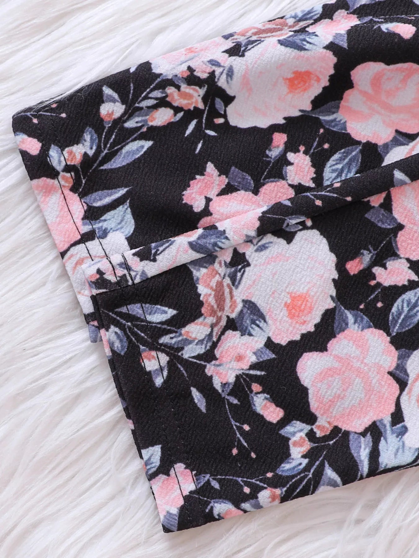 Children's Floral Print Hoodie & Pants Set NicholesGifts