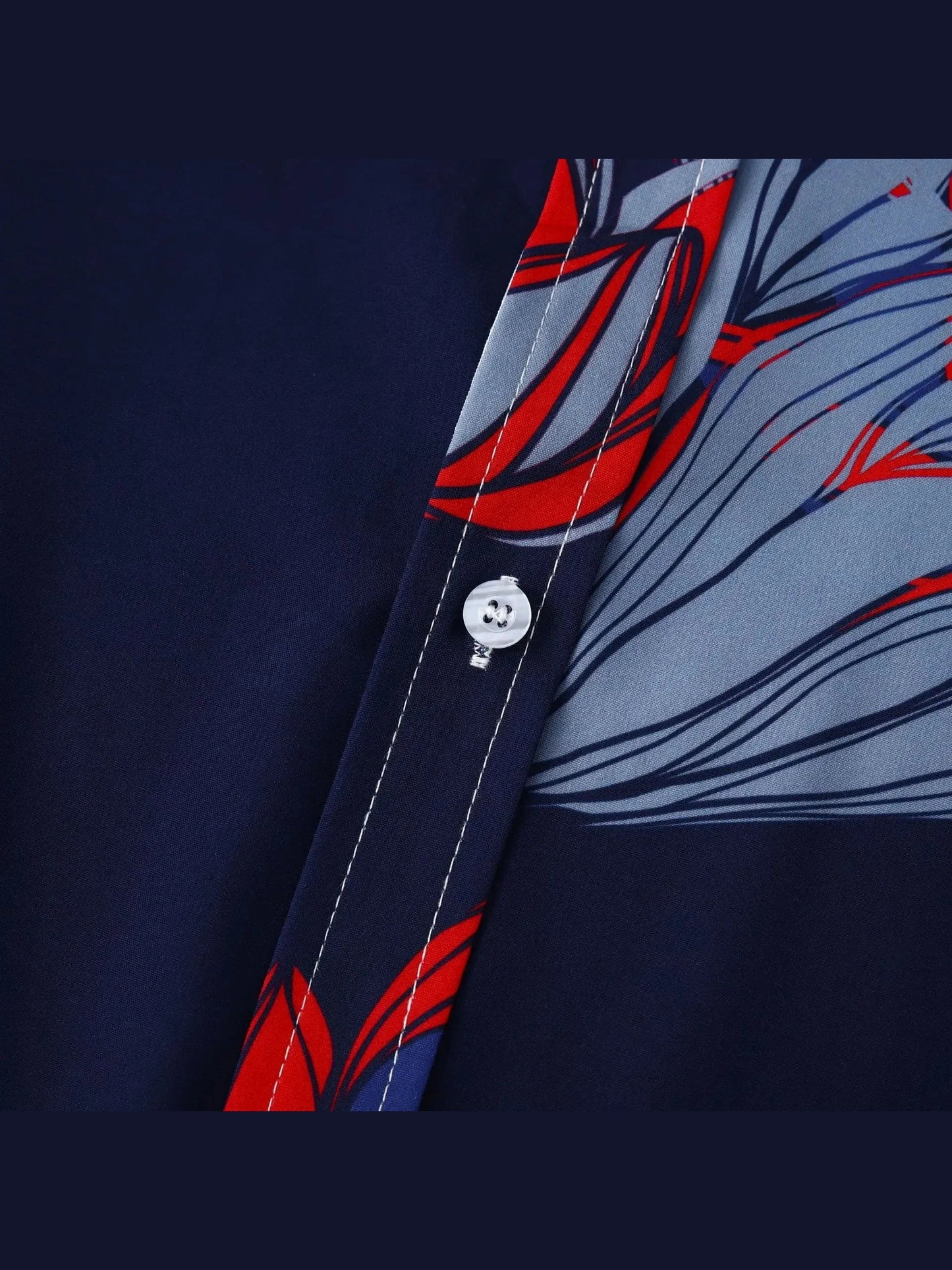 Men's Plus Size Button-Down Short Sleeve Shirt Trendsi