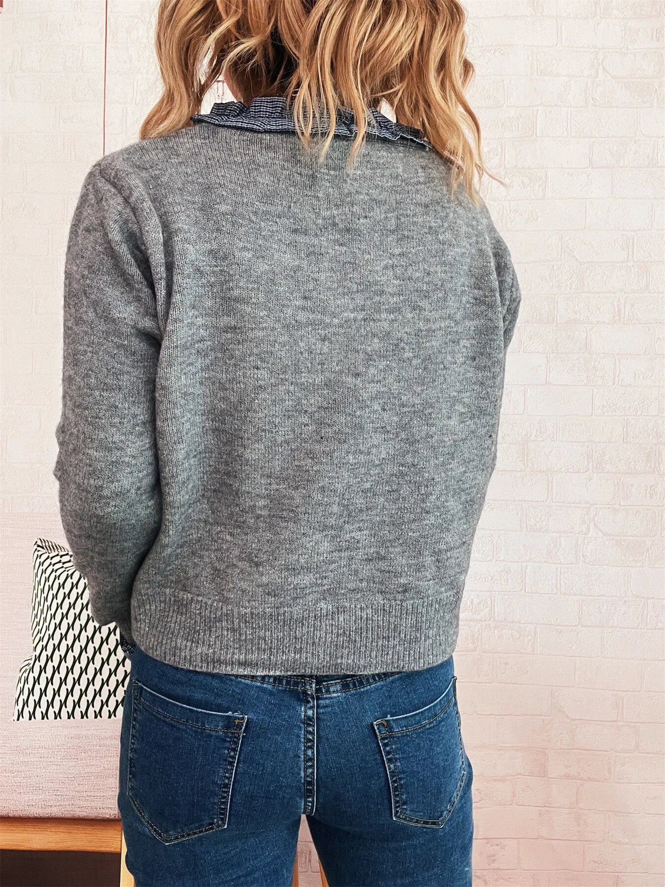 Button Up Long Sleeve Cardigan