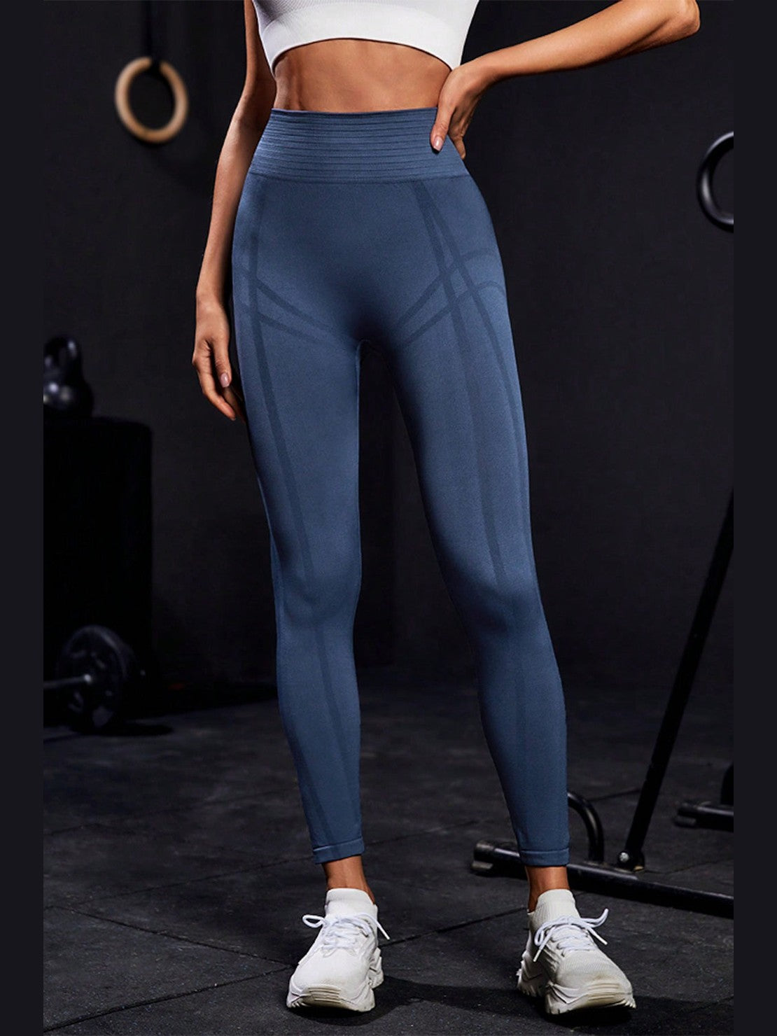 Women Wide Waistband High Waist Active Leggings