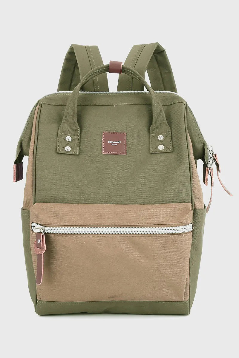 Himawari Water Resistant Canvas Backpack Bag with Side Pockets Trendsi