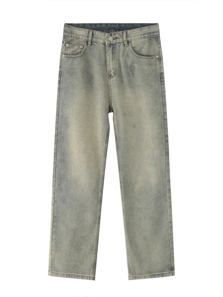 Straight Leg Jeans with Pockets Trendsi