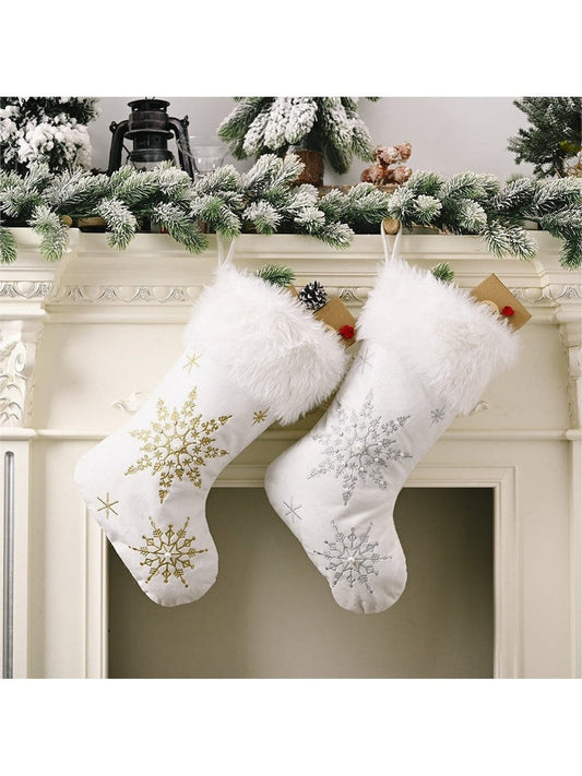 Snowflake Christmas Stocking
