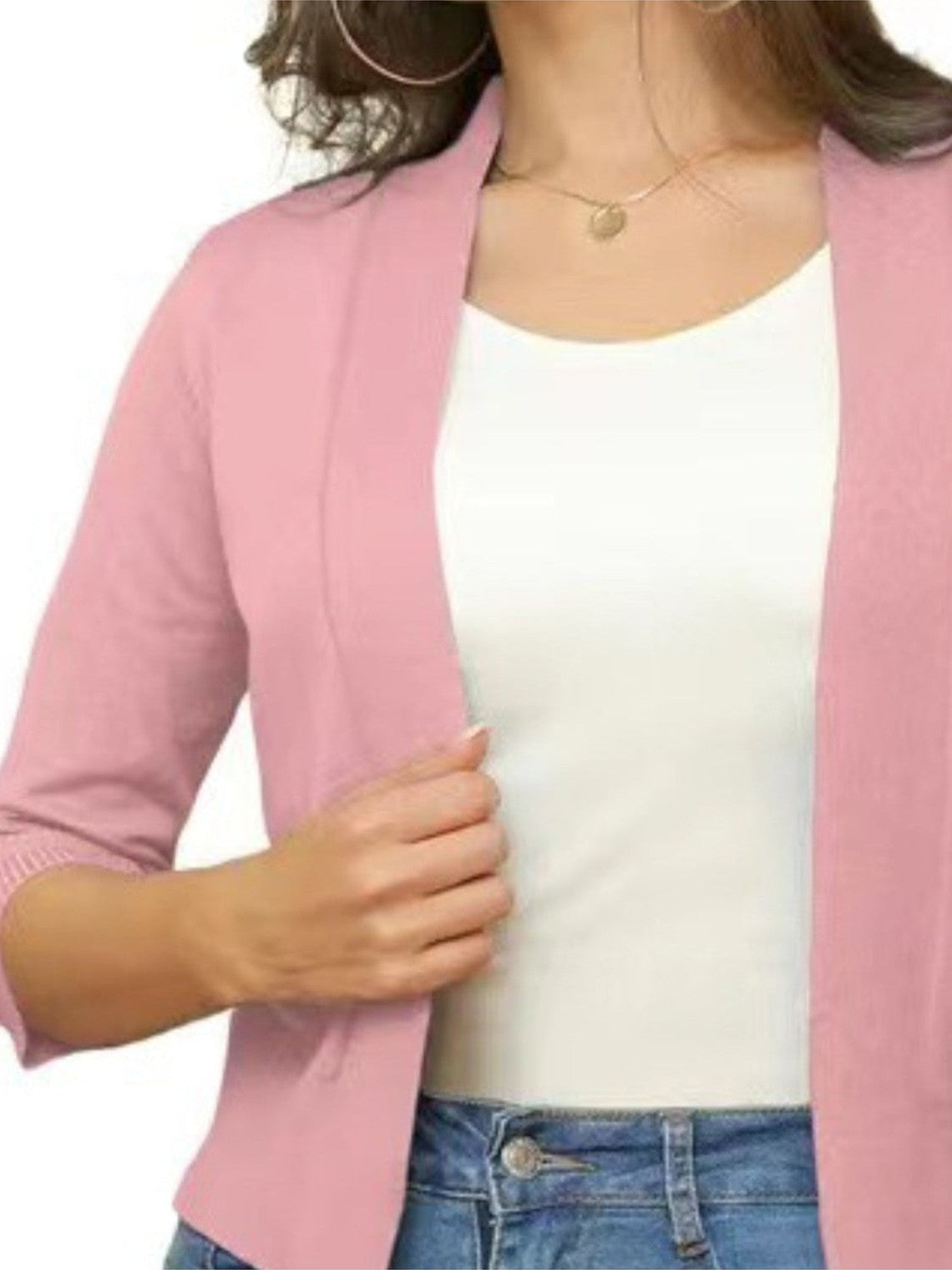 Women Open Front Cardigan