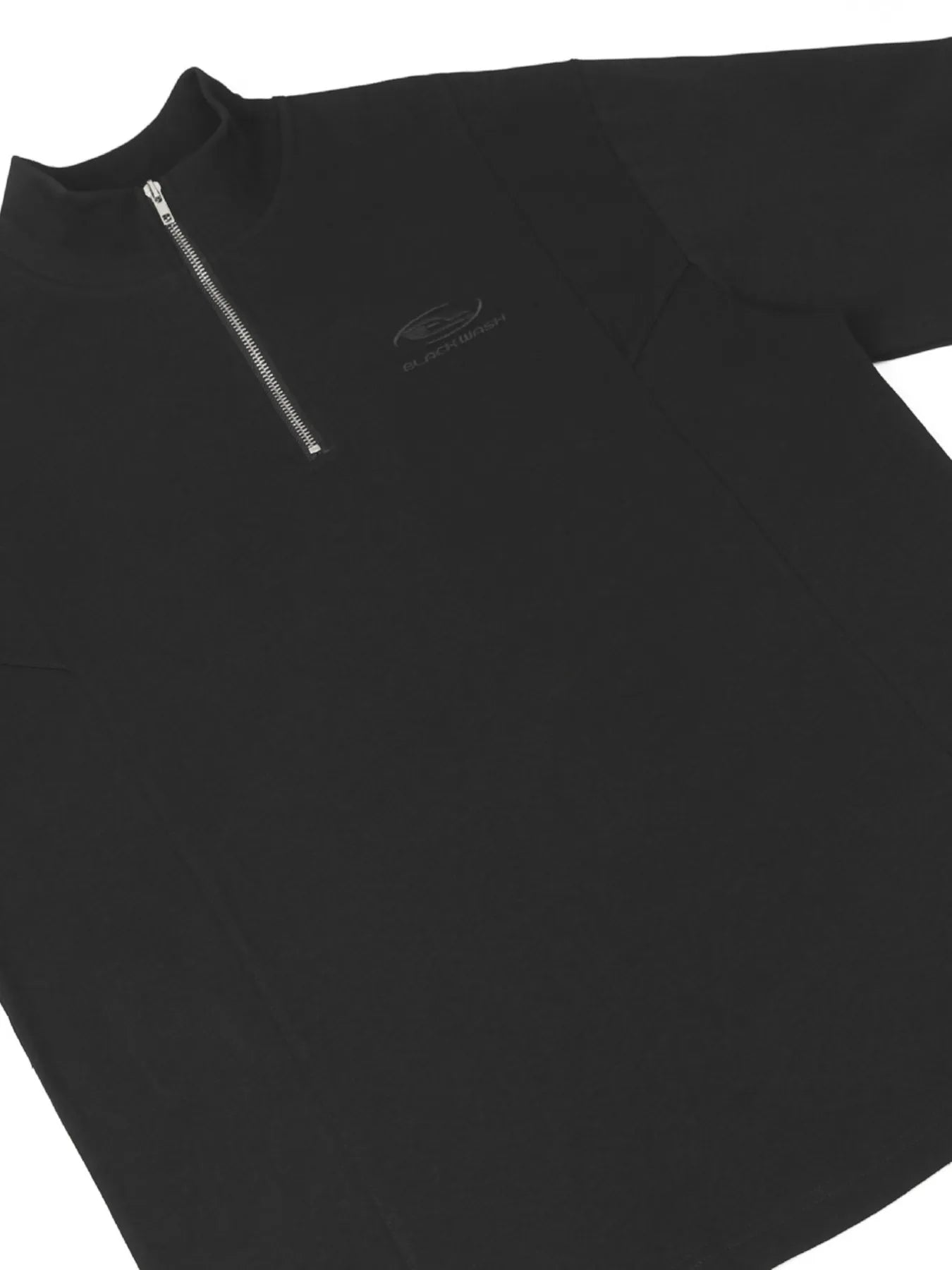 Men's Half-Zip Mock Neck Short Sleeve T-Shirt NicholesGifts