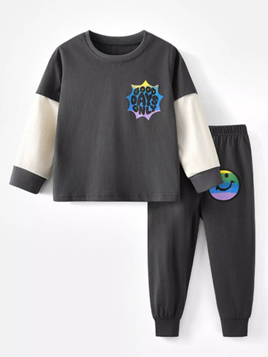 Children's Round Neck Top and Pants Set NicholesGifts