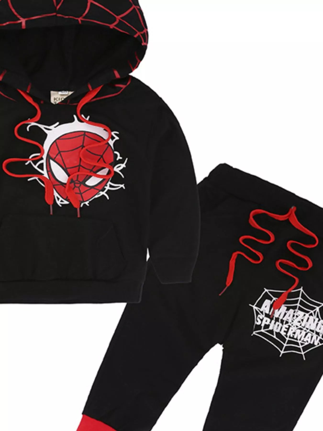 Children's Spiderman Graphic Hoodie and Pants Set NicholesGifts