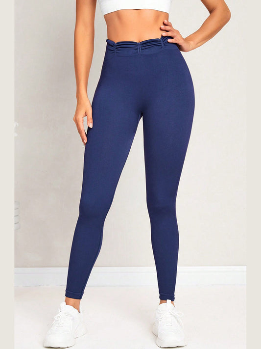 Women Ruched High Waist Active Leggings NicholesGifts